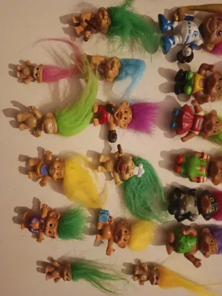 Lote Trolls Muñecos Pelo Colores