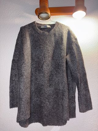 Jersey Zara Gris Talla S