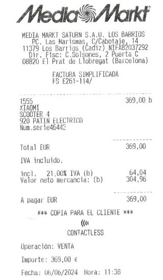 Patinete Eléctrico Xiaomi 4