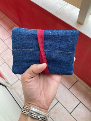 Porta tabacco in denim