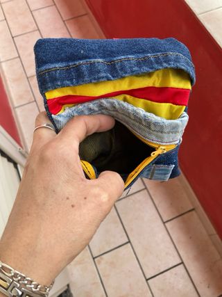 Porta tabacco in denim