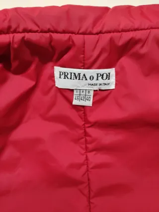 Giacca donna rossa primavera
