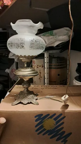 Antiche lampade da tavolo