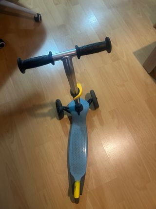 Patinete Oxelo Decathlon 3 ruedas azul