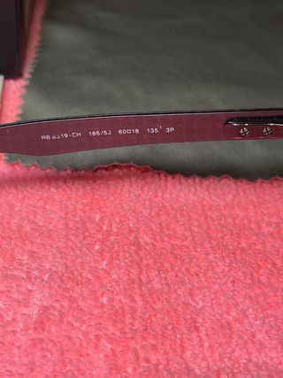 Gafas Ray-Ban Chromance Fibra Lente Rayada