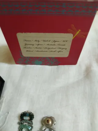 Pendientes Ayala Bar cristal verde y azul