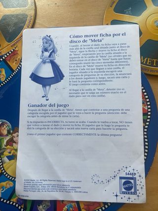 Juego Disney Trivial