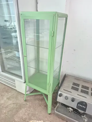 Vitrina expositora verde