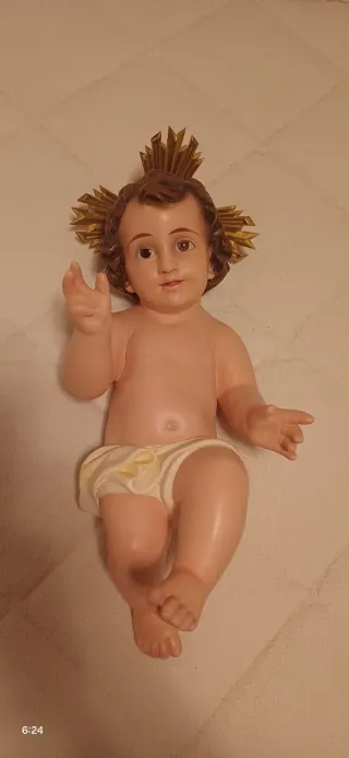 Figura Niño Jesús con aureola