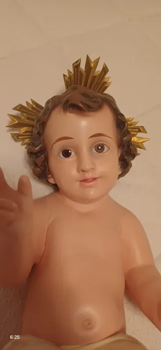 Figura Niño Jesús con aureola