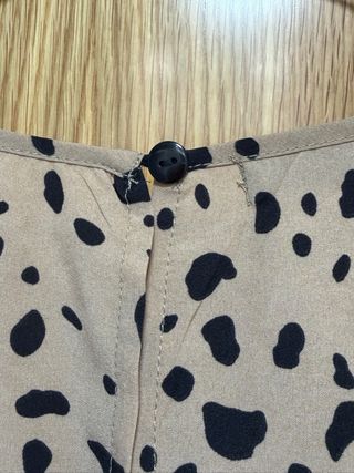 Vestido animal print