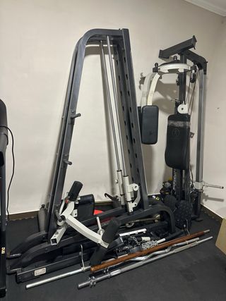 Equipamiento de gimnasio completo o separado