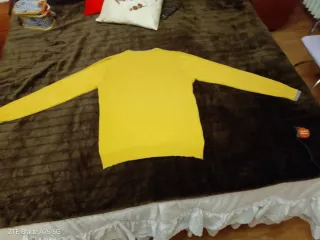 Maglione uomo Cotton &Silk giallo