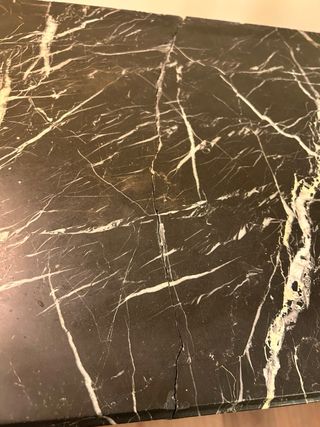 Aparador antiguo madera de nogal y mármol