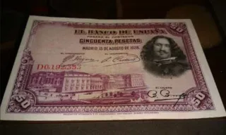 Billete 50 Pesetas Banco de España 1928