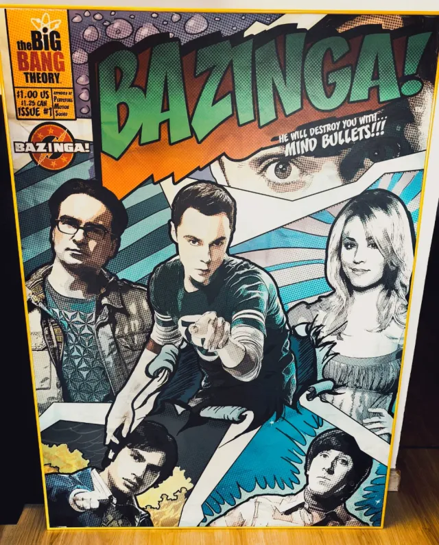 Cuadro The Big Bang Theory BAZINGA!