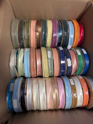 Lote de cintas de bieses de colores