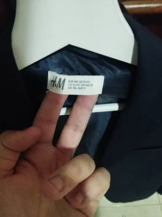 Americana H&M Azul marino