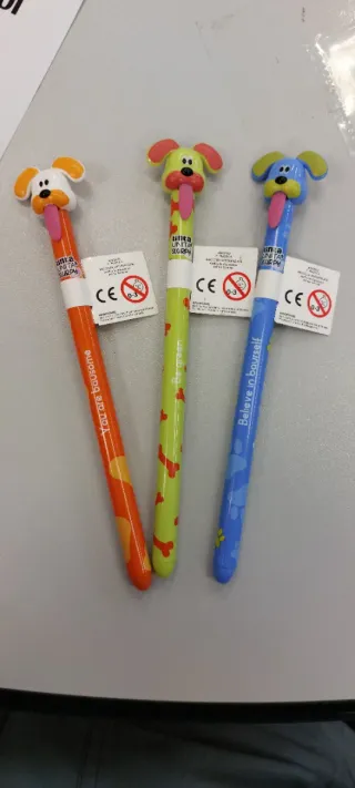 Set 3 penne a sfera cane