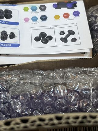 Mancuernas 1kg x 2 SONGMICS