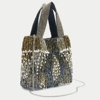 Bolso de fiesta Parfois con abalorios