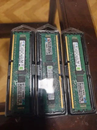 3x Memorias RAM Samsung/HP DDR3 ECC