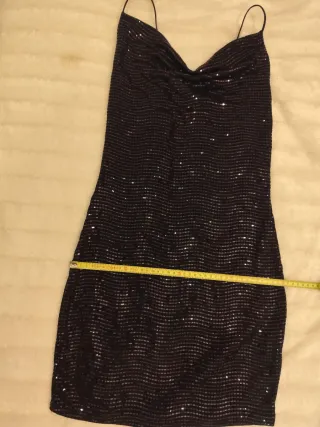 Vestido fiesta lentejuelas talla única