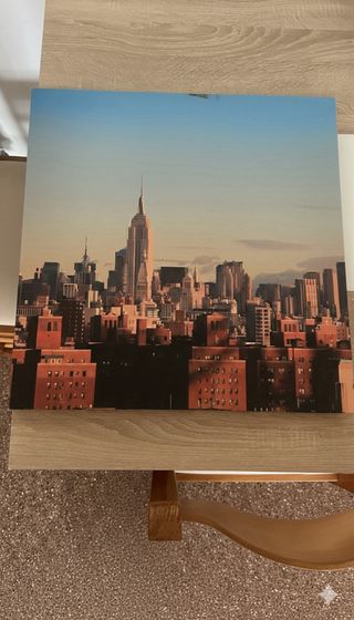 Cuadro Nueva York con luces Leroy Merlin