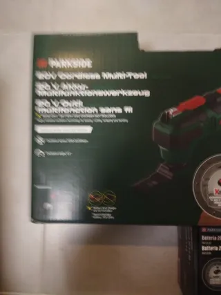 Parkside 20V Multiherramienta Batería y cargador