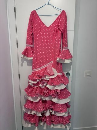 Vestido de flamenca con lunares
