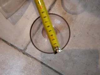 Set 4 Bicchieri Vetro Trasparente