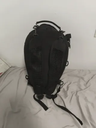 Mochila para moto negra
