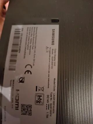 Monitor Samsung LED 22 Negro