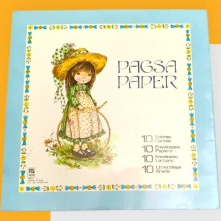 Carpeta Vintage Sarah Kay con Papel Cartas