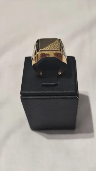 Anillo Sello Oro Hombre Nuevo