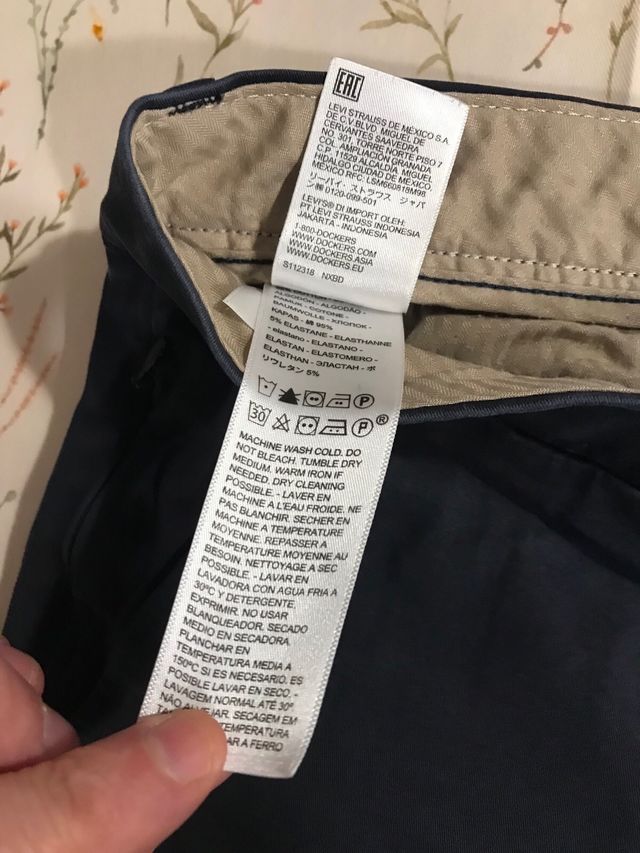 Pantalón Chino Dockers Azul Oscuro