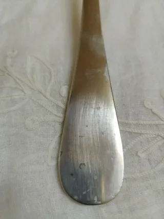 Cubiertos antiguos de alpaca