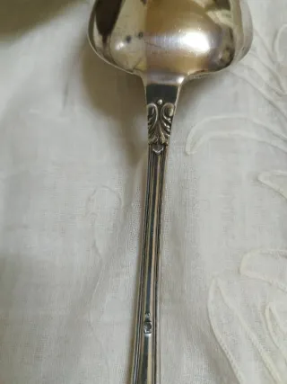 Cubiertos antiguos de alpaca