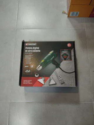 Pistola Aire Caliente Parkside Digital 2000W