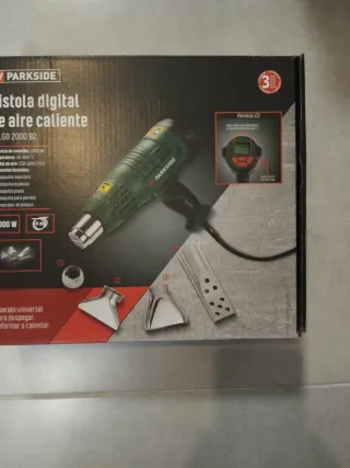 Pistola Aire Caliente Parkside Digital 2000W