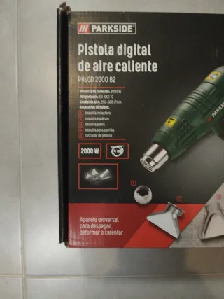 Pistola Aire Caliente Parkside Digital 2000W