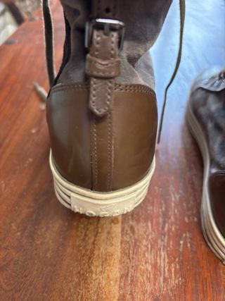 Scarpe Hogan Rebel camoscio e pelle mimetica