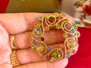 Spilla bigiotteria americana vintage