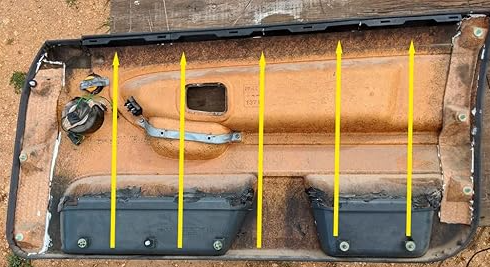 Kit Reparación Panel Puerta BMW E36 Coupé 1 puerta