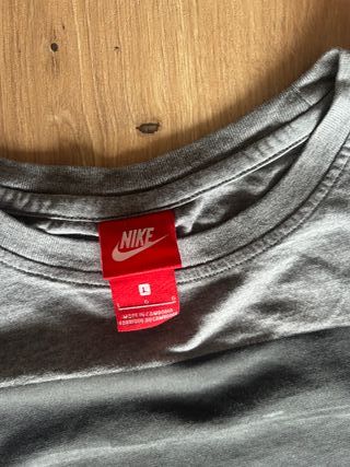 Camiseta Just Do It Gris Talla L - Streetwear