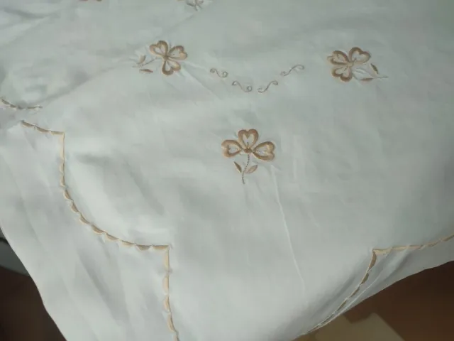 Juego de Cama Algodón Vda. Tolra Bordado