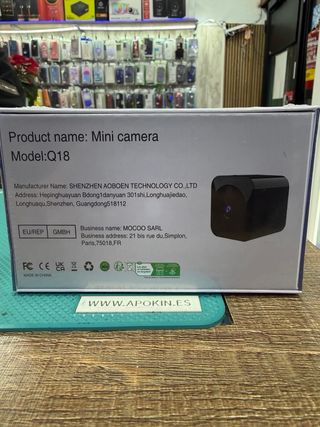 Cámara Espía 4K Mini WiFi Interior/Exterior