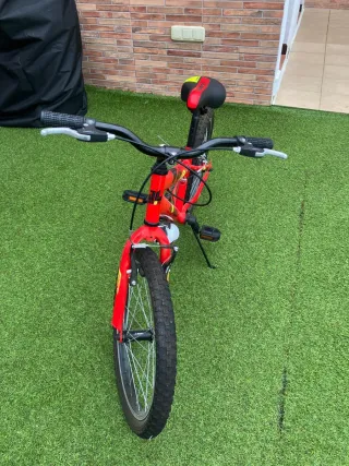 Bicicleta Infantil Roja WENTI