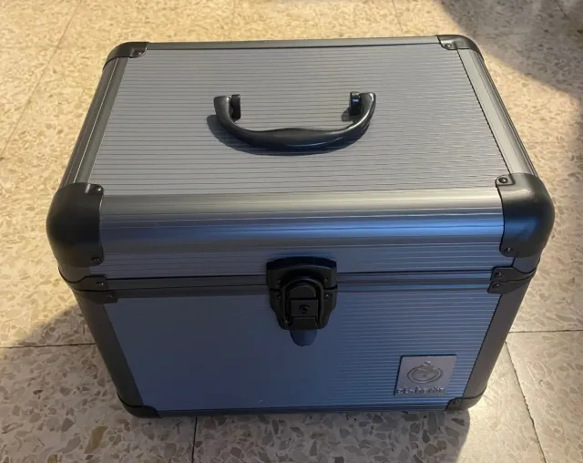 Maleta dura de transporte El-Badia gris