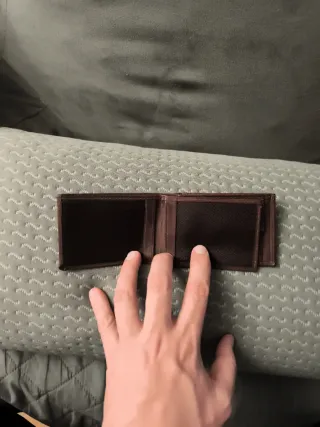 Cartera cuero pequeña